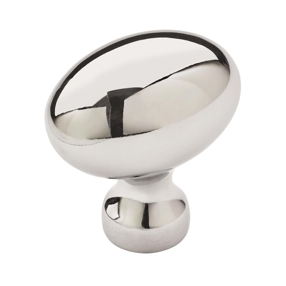Allison by Amerock 10BX5301426 Vaile 1-3/8 in (35 mm) Length Polished Chrome Cabinet Knob - 10 Pack
