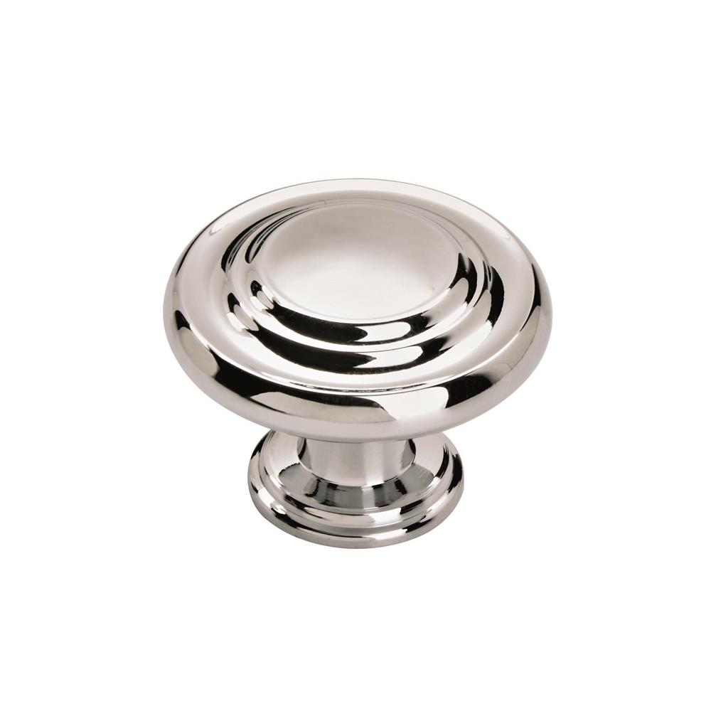 Allison by Amerock 10BX158626 Inspirations 1-5/16 in (33 mm) Diameter Polished Chrome Cabinet Knob - 10 Pack