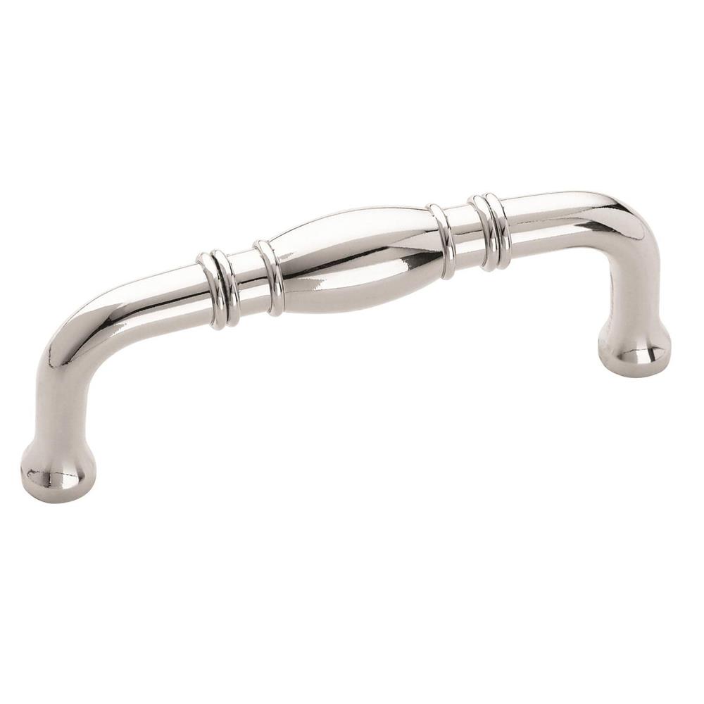 Allison by Amerock BP5301326 Granby 3 in (76 mm) Center-to-Center Polished Chrome Cabinet Pull