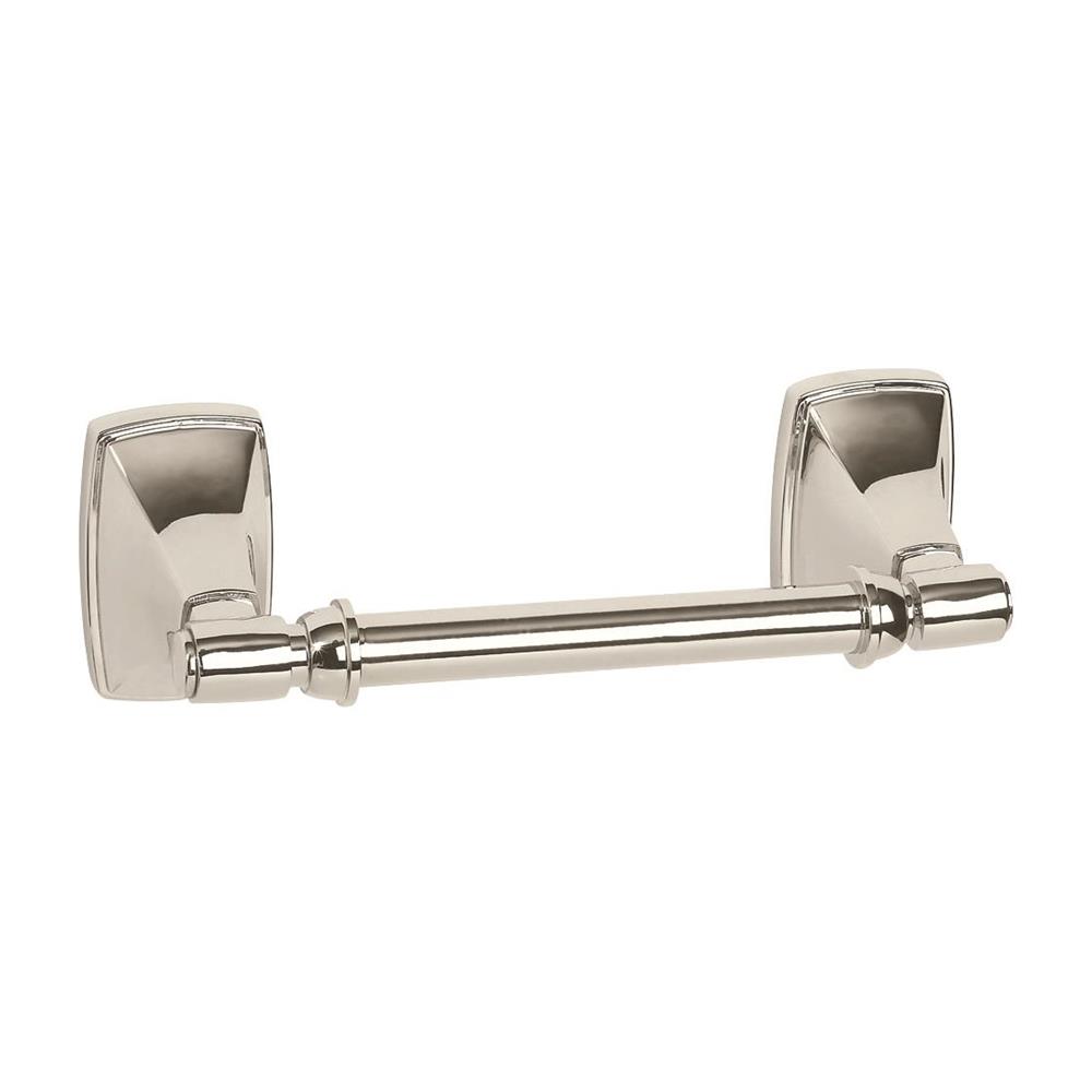 Amerock BH2650726 Clarendon  Pivoting Double Post Tissue Roll Holder - Polished Chrome