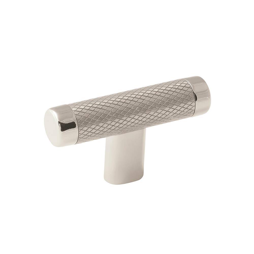 Amerock BP36556PNSS Esquire Knob in Polished Nickel/Stainless Steel