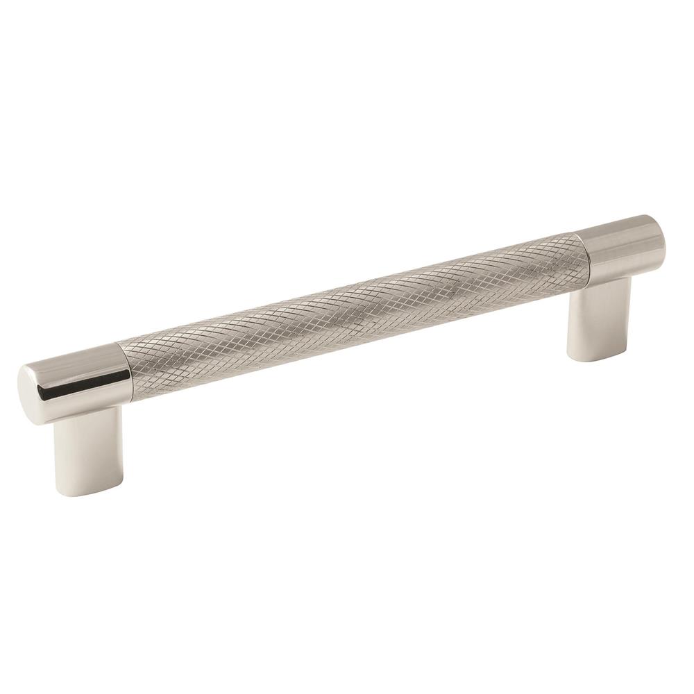 Amerock BP36559PNSS Esquire Pull in Polished Nickel/Stainless Steel