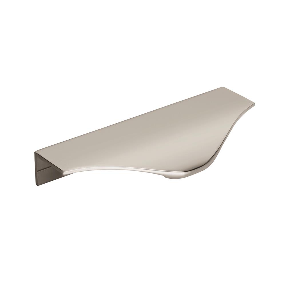 Amerock BP36743PN Aloft 4-3/16 in (106 mm) Center-to-Center Polished Nickel Cabinet Edge Pull