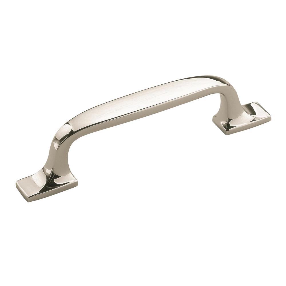 Amerock BP55316PN Highland Ridge 3 inch (76mm) Center-to-Center Polished Nickel Cabinet Pull