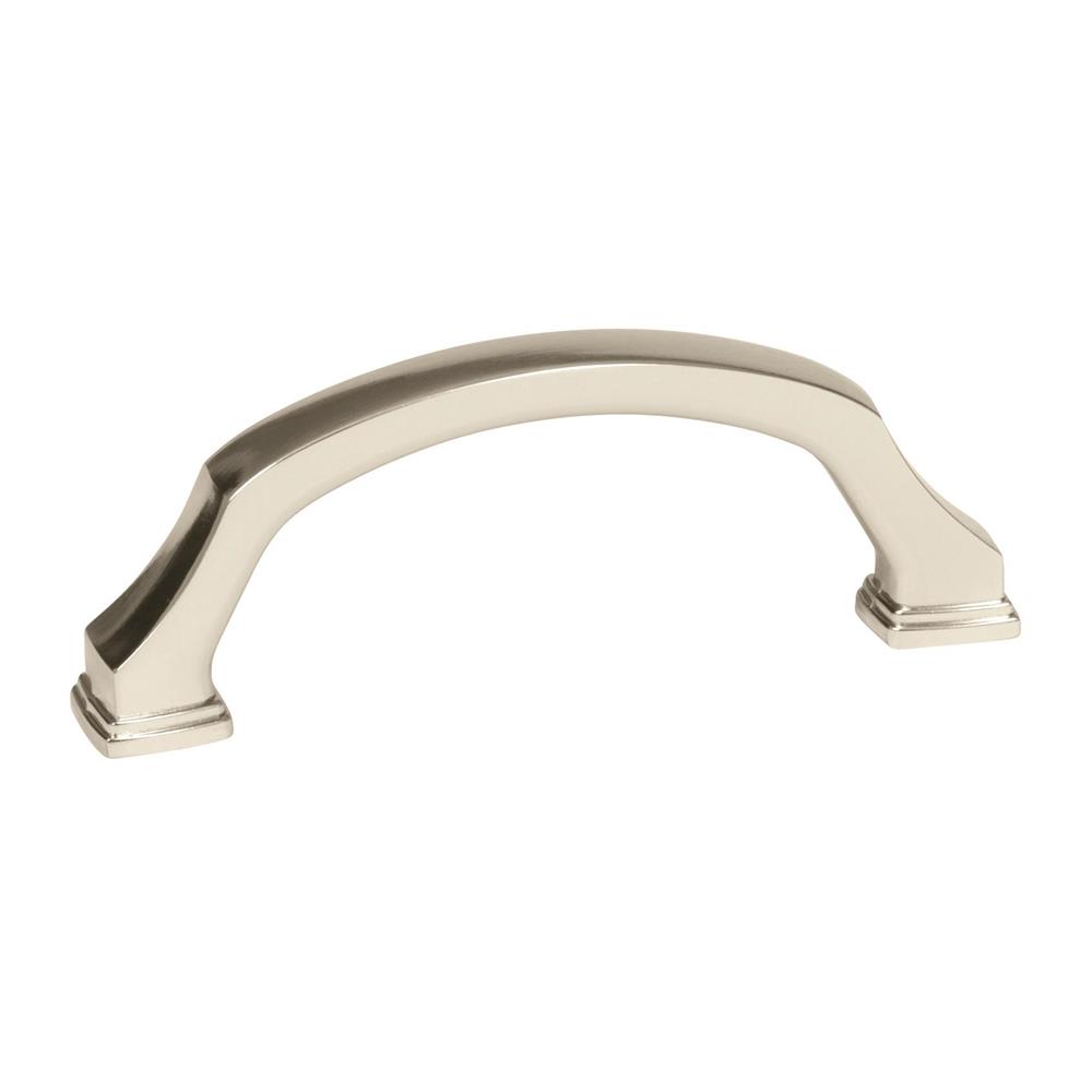 Amerock BP55343PN Revitalize 3 inch (76mm) Center-to-Center Polished Nickel Cabinet Pull
