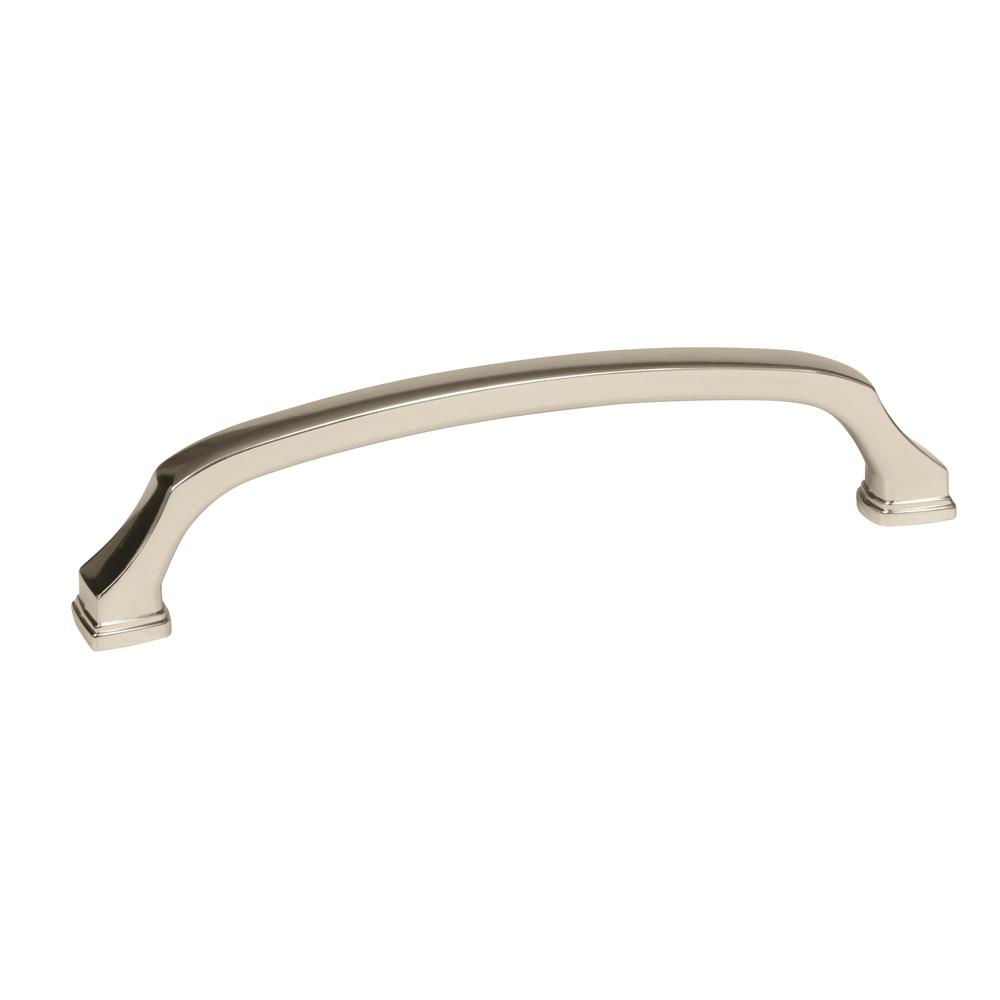 Amerock BP55347PN Revitalize 6-5/16 inch (160mm) Center-to-Center Polished Nickel Cabinet Pull