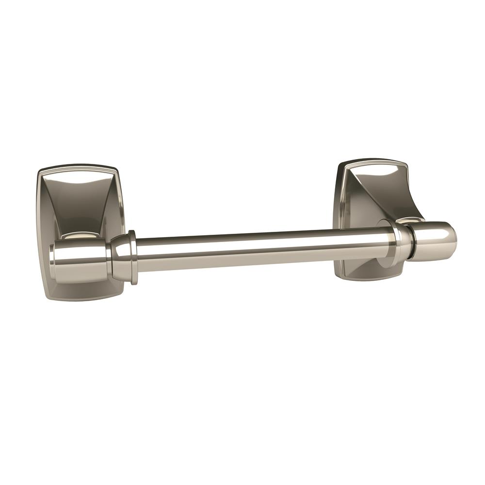 Amerock BH26507PN Clarendon Pivoting Double Post Tissue Roll Holder in Polished Nickel