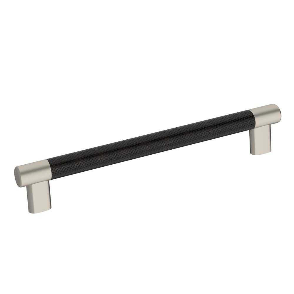 Amerock BP36562G10ORB Esquire 8 in (203 mm) Center-to-Center Satin Nickel/Oil-Rubbed Bronze Cabinet Pull