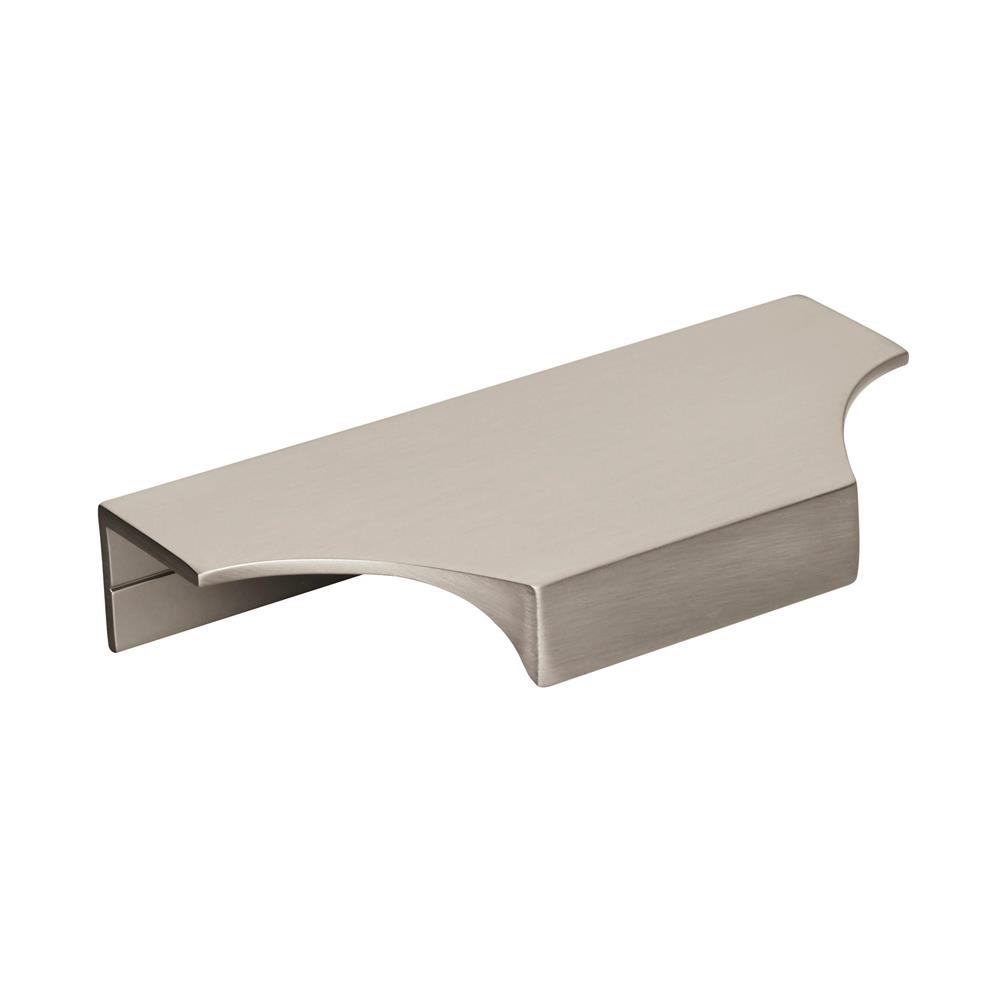 Amerock BP36750G10 Extent 4-3/16 in (106 mm) Center-to-Center Satin Nickel Cabinet Edge Pull