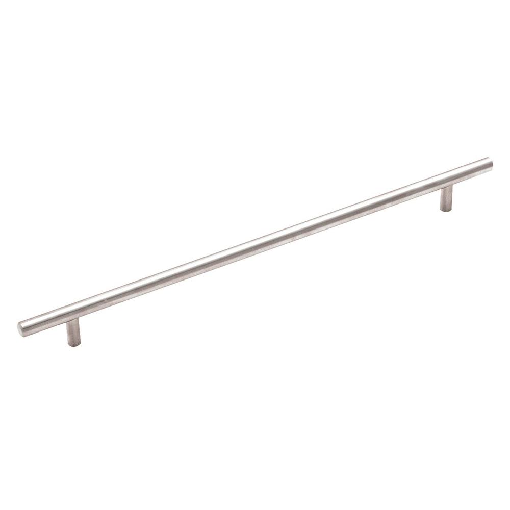 Amerock BP19014SS Bar Pull Collection 12-5/8 in (320 mm) Center Cabinet Pull - Stainless Steel