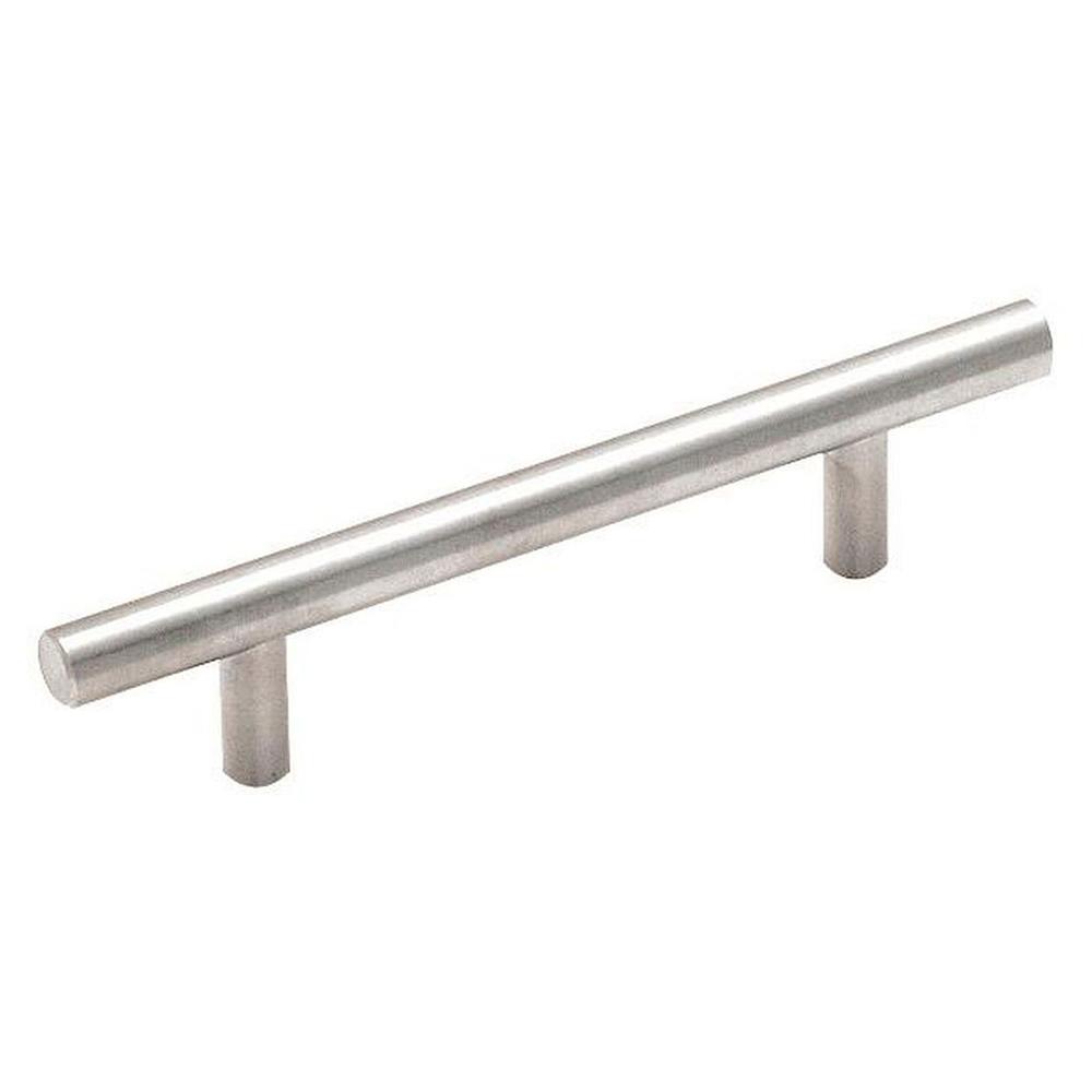 Amerock 25BX19011CSG9 Bar Pulls 3-3/4 inch (96mm) Center-to-Center Sterling Nickel Cabinet Pull - 25 Pack