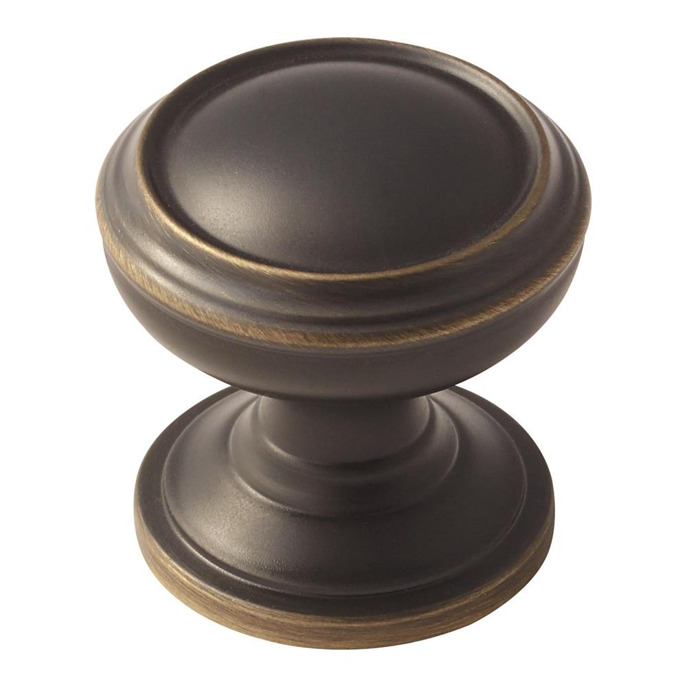 Amerock BP55342VB Revitalize 1-1/4 in (32 mm) DIA Cabinet Knob - Venetian Bronze