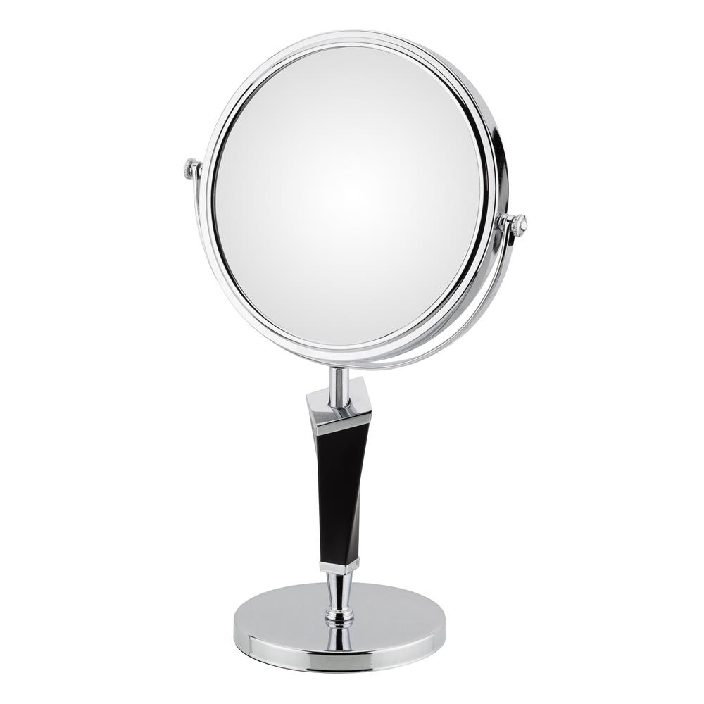 Aptations 80735 Helix Free Standing Mirror 5x/1x in Chrome And Black