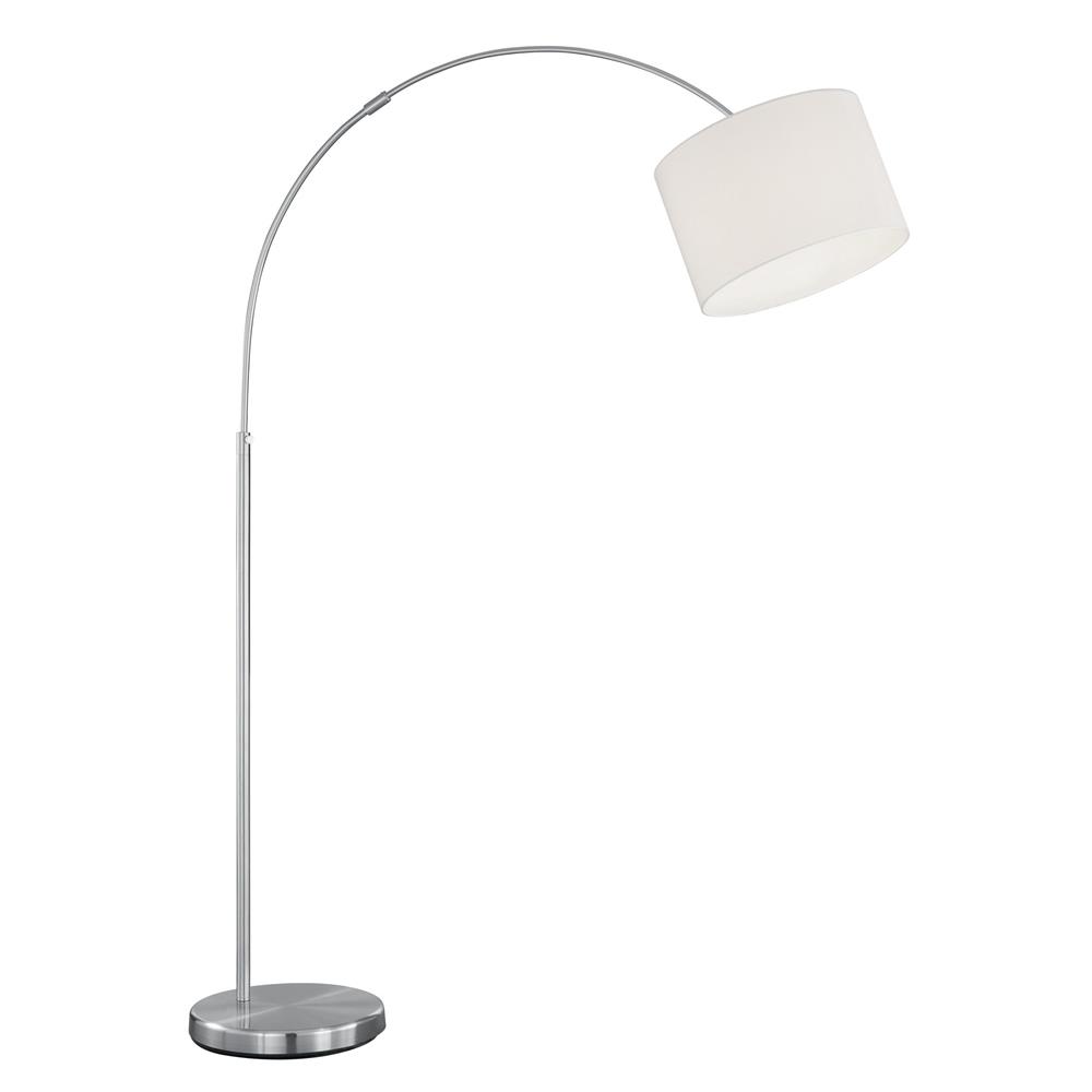 Arnsberg 461100101 Grannus Adjustable  Arch floor Lamp in White