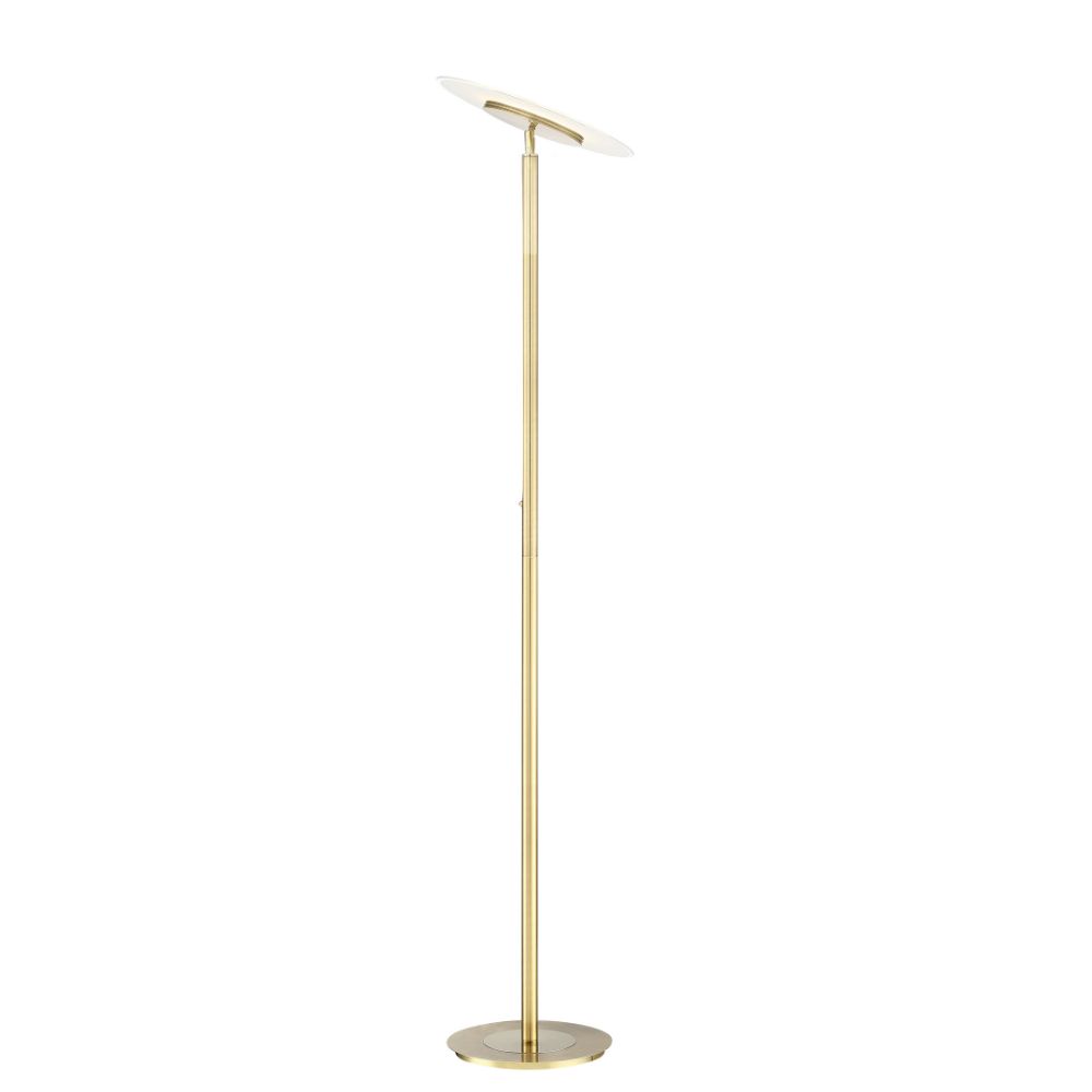 Arnsberg 479110108 Tampa LED Torchiere in Satin Brass