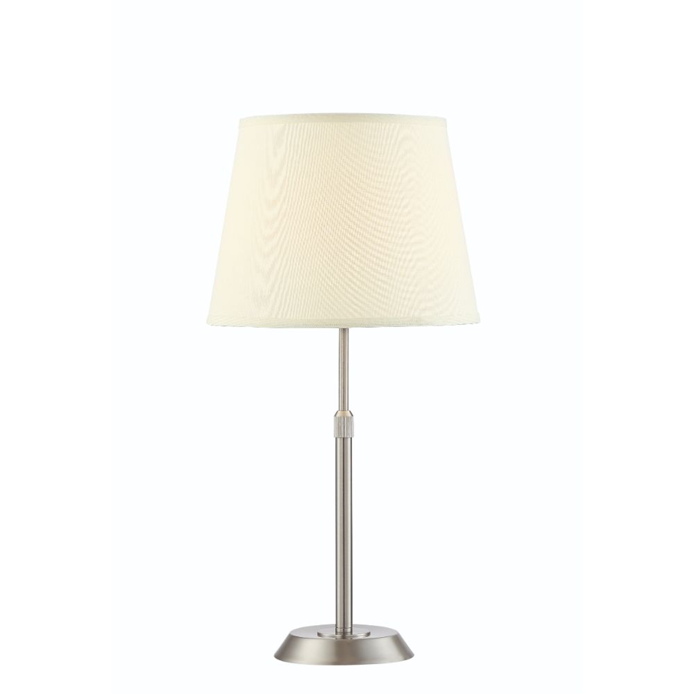 Arnsberg 509400107 Attendorn Table Lamp in Satin Nickel