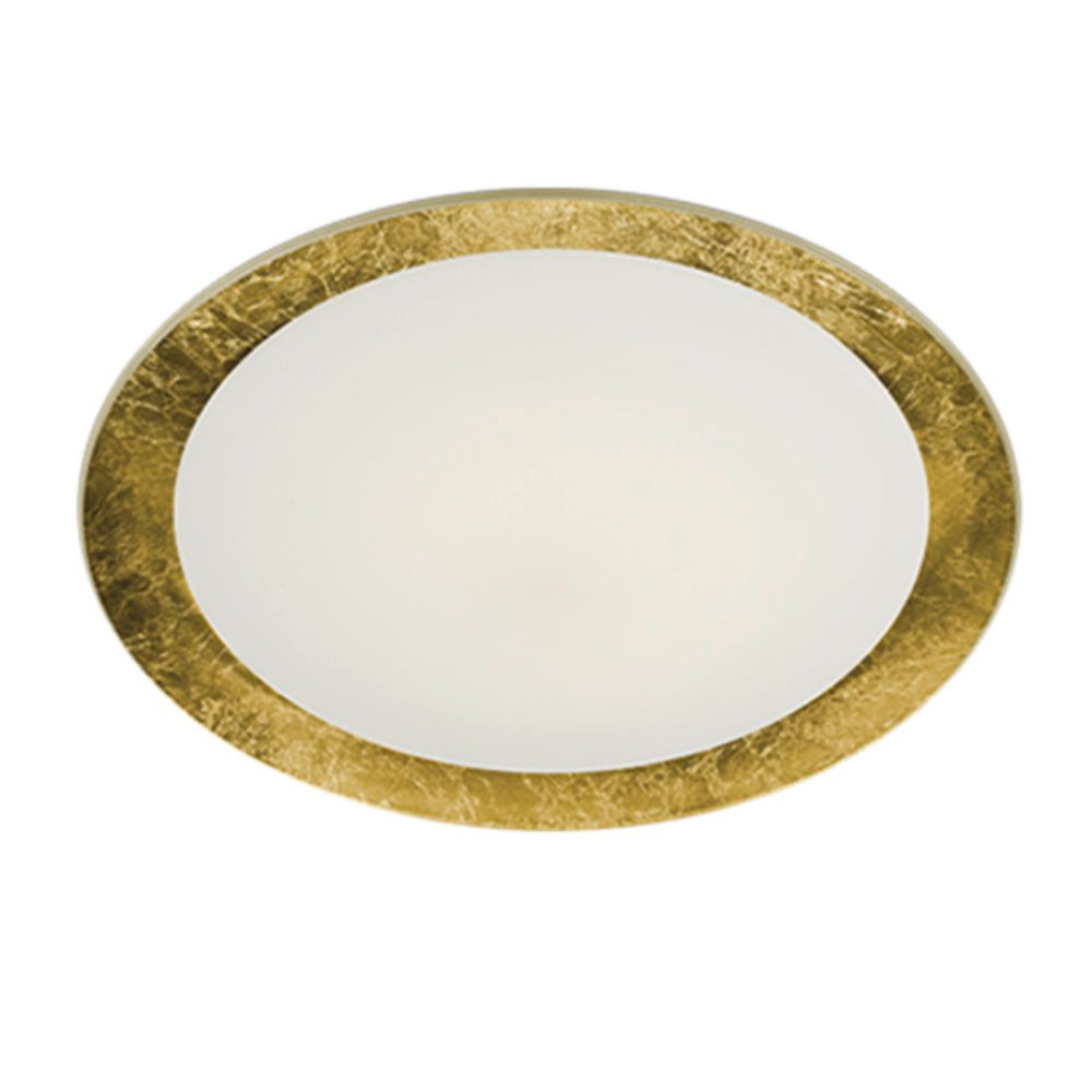 Arnsberg 656813079 Vancouver Ceiling Lamps in Opal / Gold