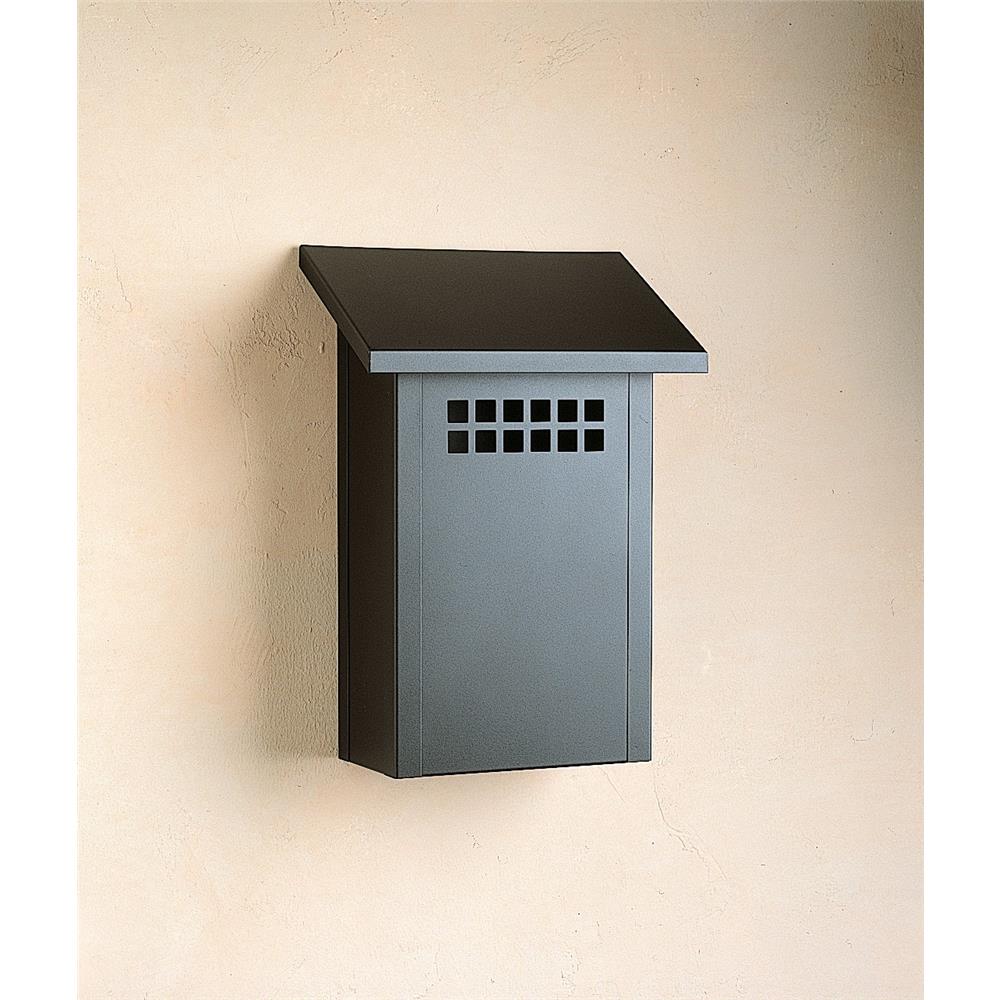 Arroyo Craftsman GMB-BK Satin Black glasgow mail box