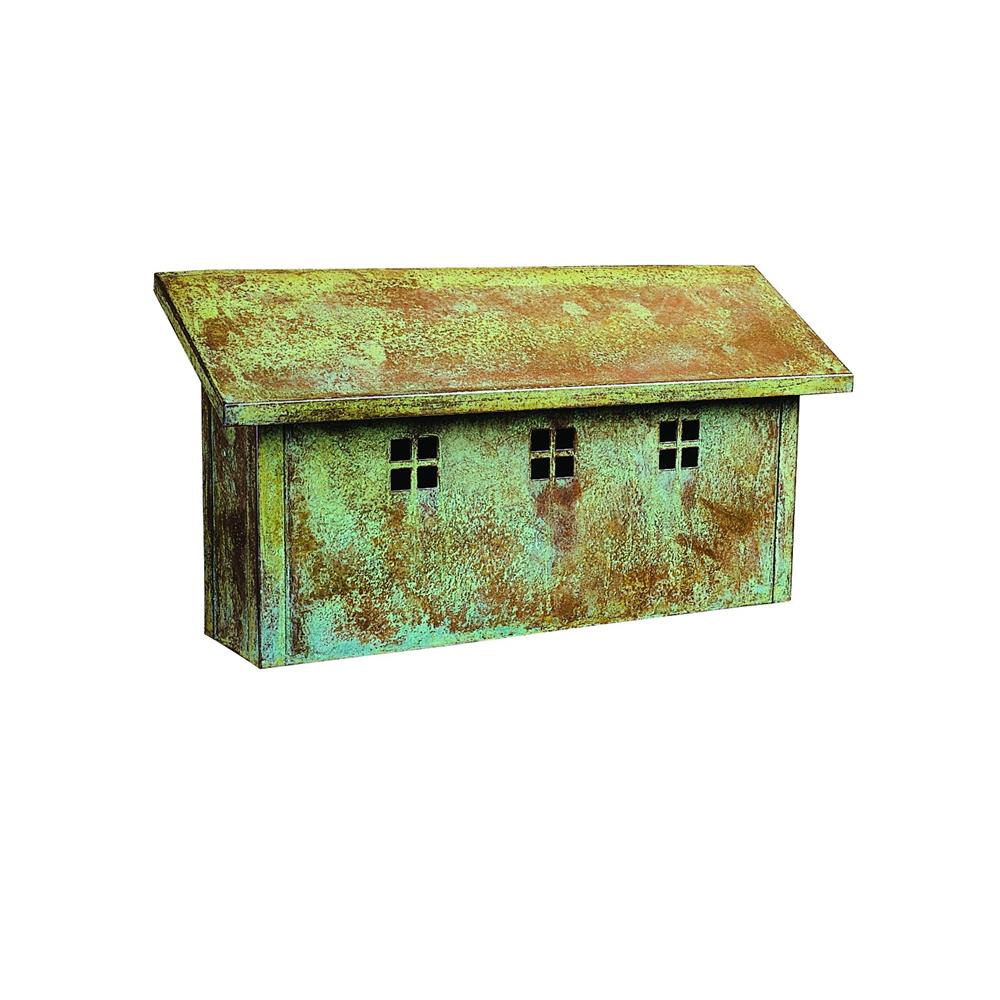Arroyo Craftsman GMBL-RC Raw Copper glasgow mail box horizontal
