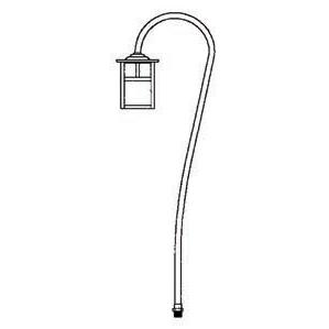 Arroyo Craftsman LV36-M5TTN-AC Antique Copper low voltage 5" mission fixture with t-bar overlay