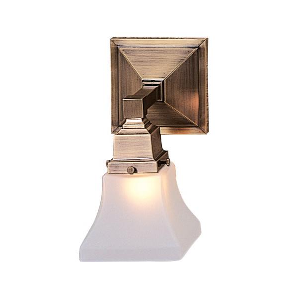 Arroyo Craftsman RS-1-S Slate ruskin one light sconce -Glass Sold Separately