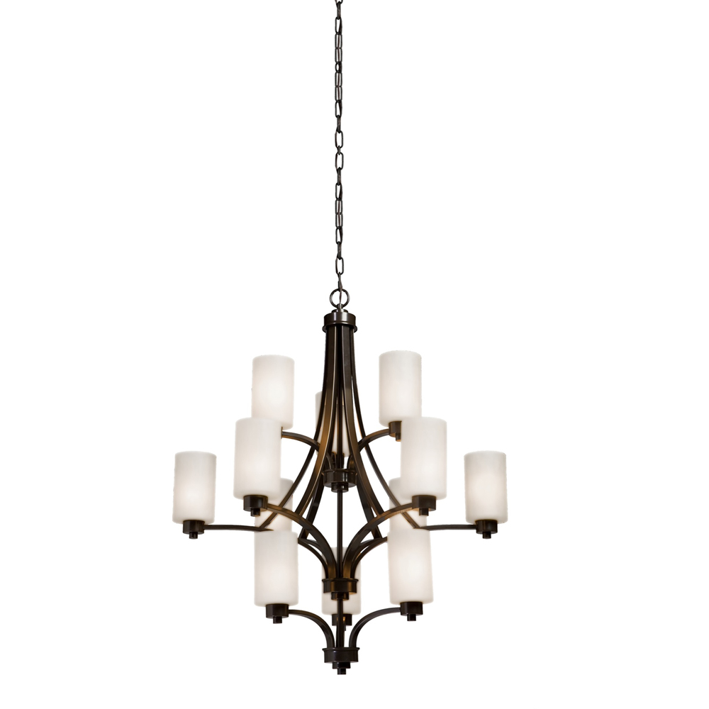 Artcraft Lighting AC1312WH Parkdale 12 Light Chandelier in Oil Rubbed Bronze