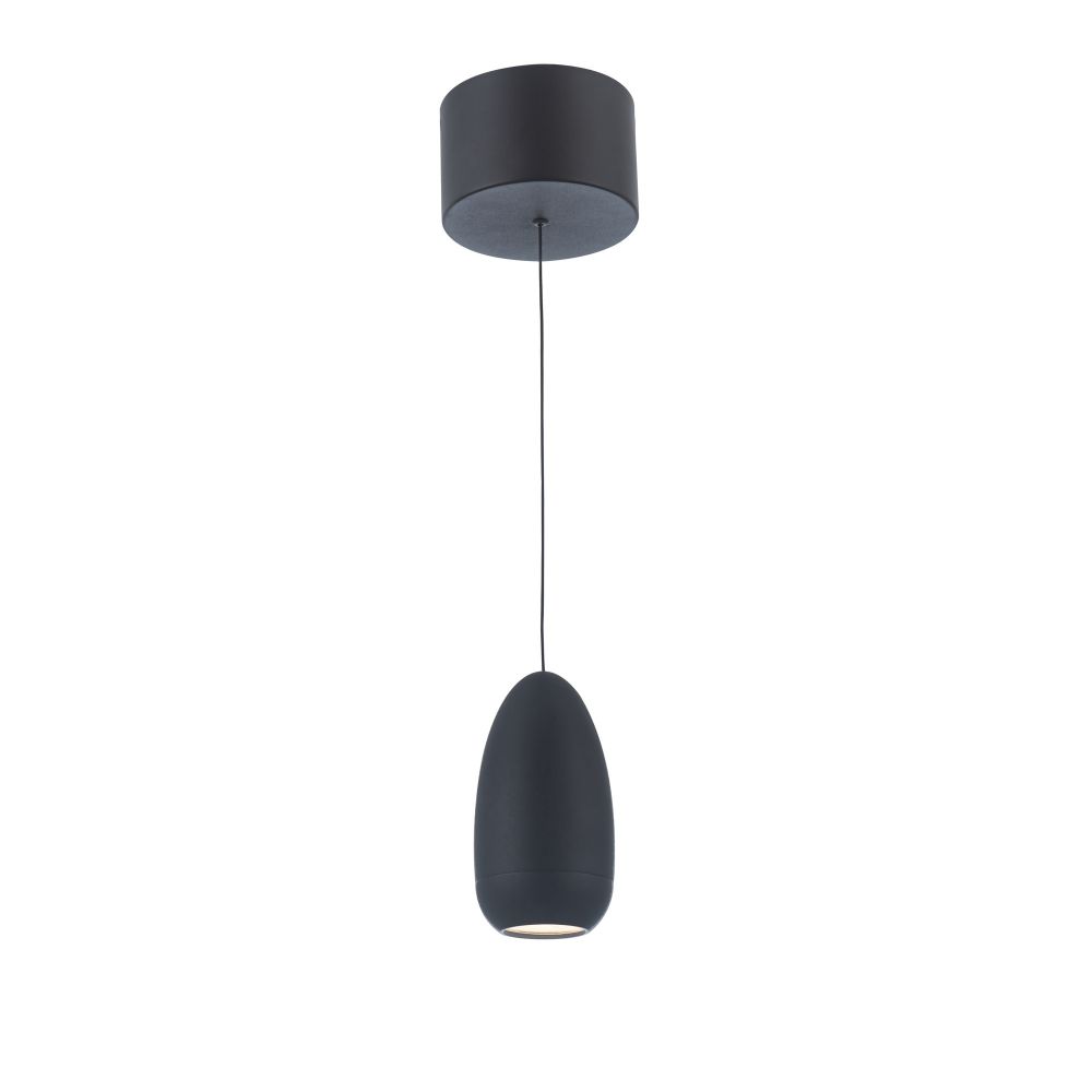 Artcraft AC6650BK Royal Pearl Collection Integrated LED Pendant, Black