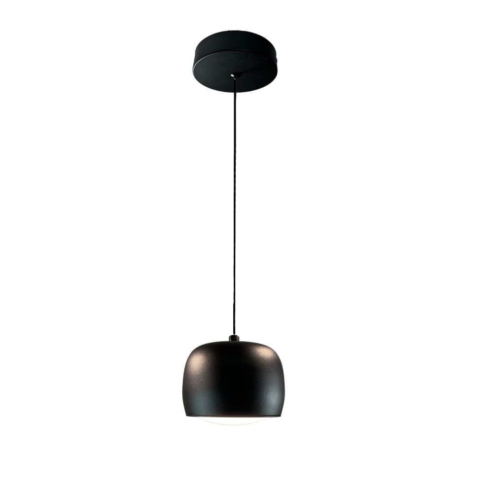 Artcraft Lighting AC6781BK Onyx Collection Integrated LED Pendant, Black