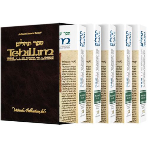 Tehillim /Psalms -  5 Volume Slipcased Personal Size Set