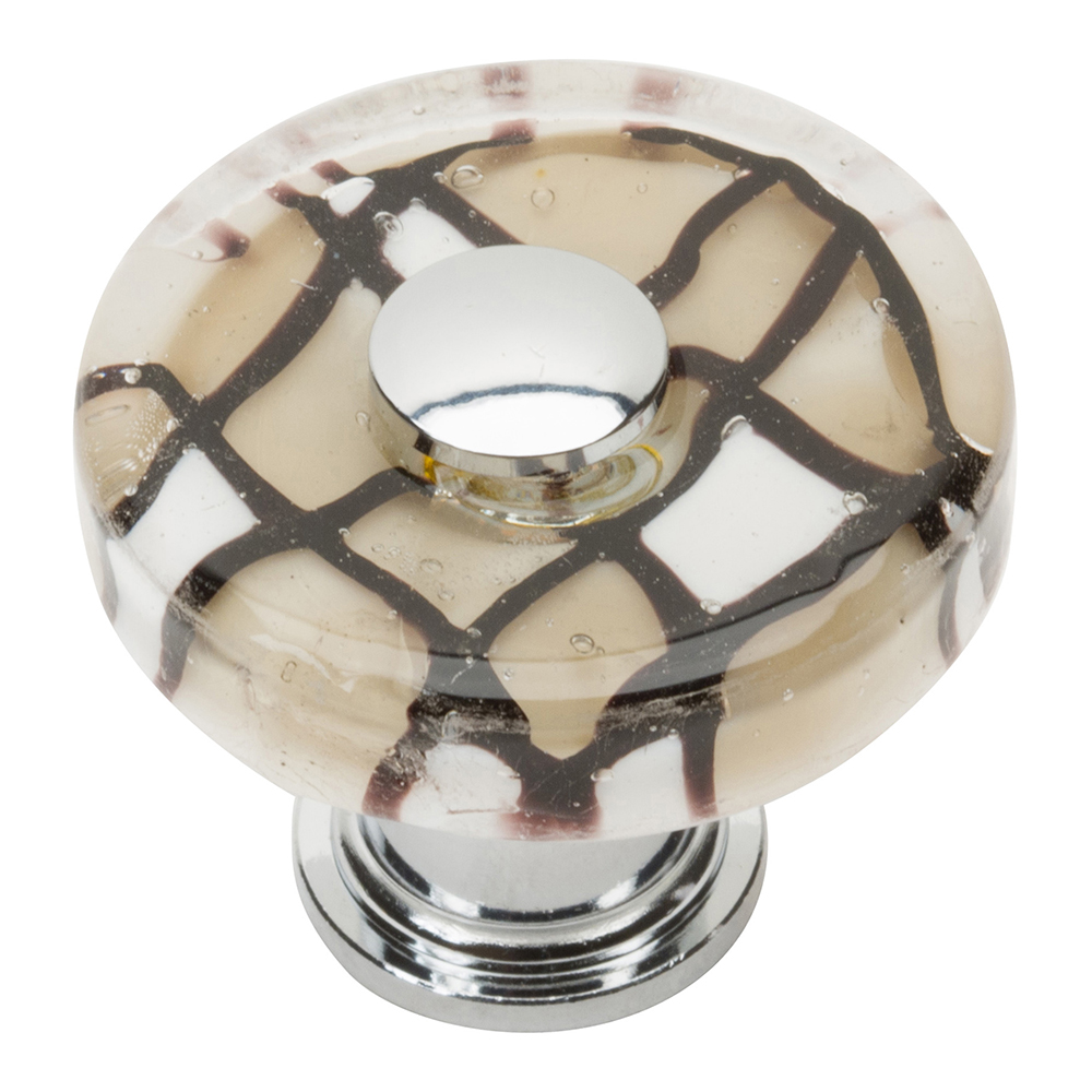 Atlas Homewares 3222-CH Viceroy Round Cabinet Knob in Polished Chrome