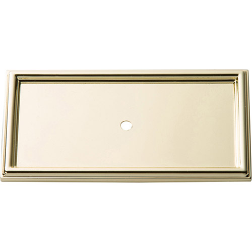 Atlas Homewares 379-PB Campaign Rope Backplate 3 11/16 Inch - Polished Brass