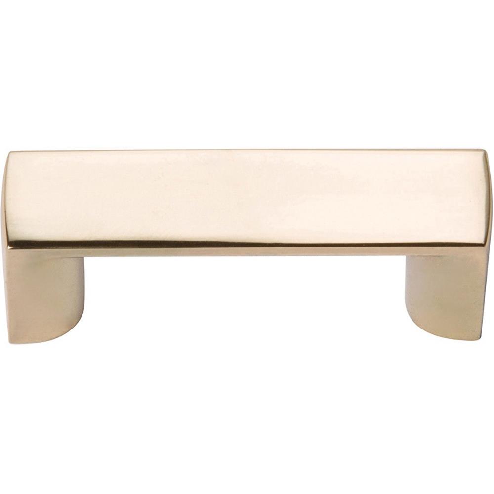 Atlas Homewares 400-FG TABLEAU SQUARED HANDLE 1 7/16" IN FRENCH GOLD
