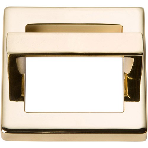 Atlas Homewares 409-FG TABLEAU, 1 7/8" SQUARE BASE & TOP IN FRENCH GOLD