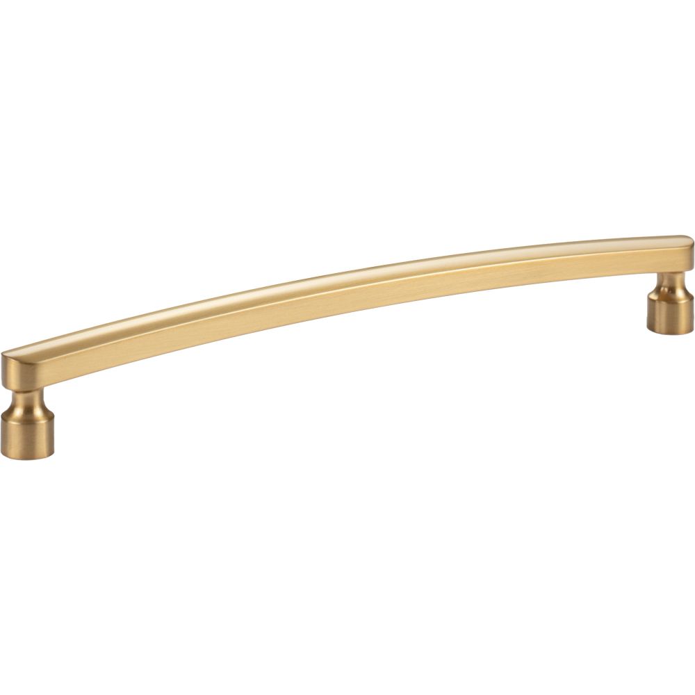 Atlas Homewares A683-WB Lennox Pull 7 9/16" Center to Center in Warm Brass