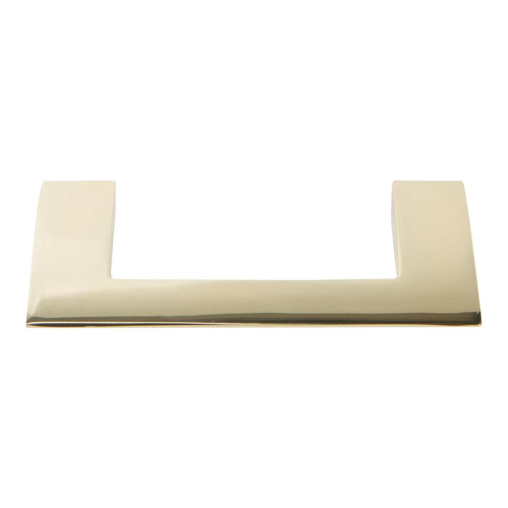 Atlas Homewares A904-FG ANGLED DROP PULL 3" CC IN FRENCH GOLD