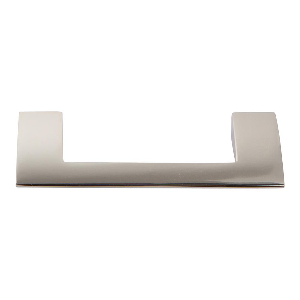 Atlas Homewares A904-PN ANGLED DROP PULL 3" CC IN POLISHED NICKEL
