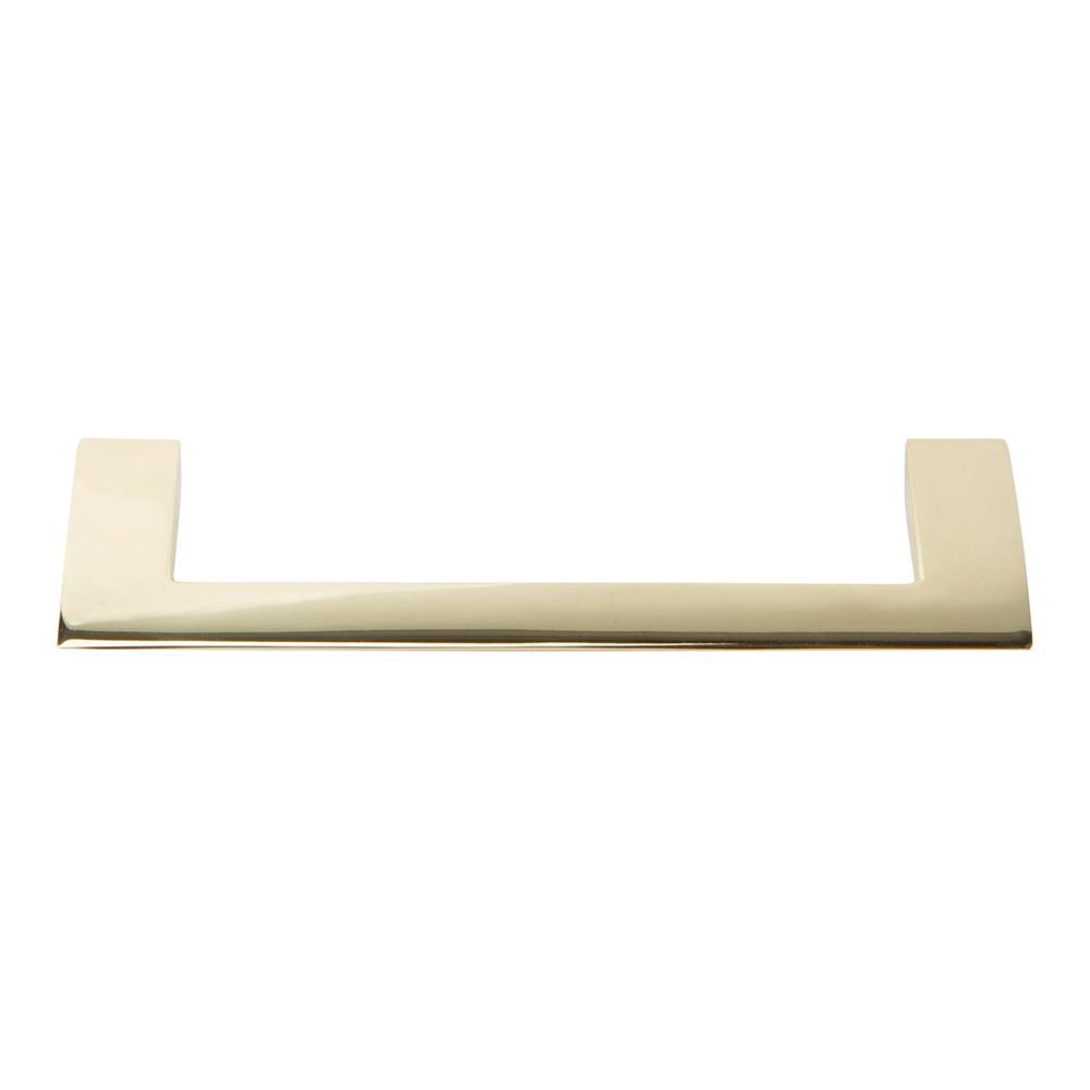 Atlas Homewares A906-FG ANGLED DROP PULL 128MM IN FRENCH GOLD