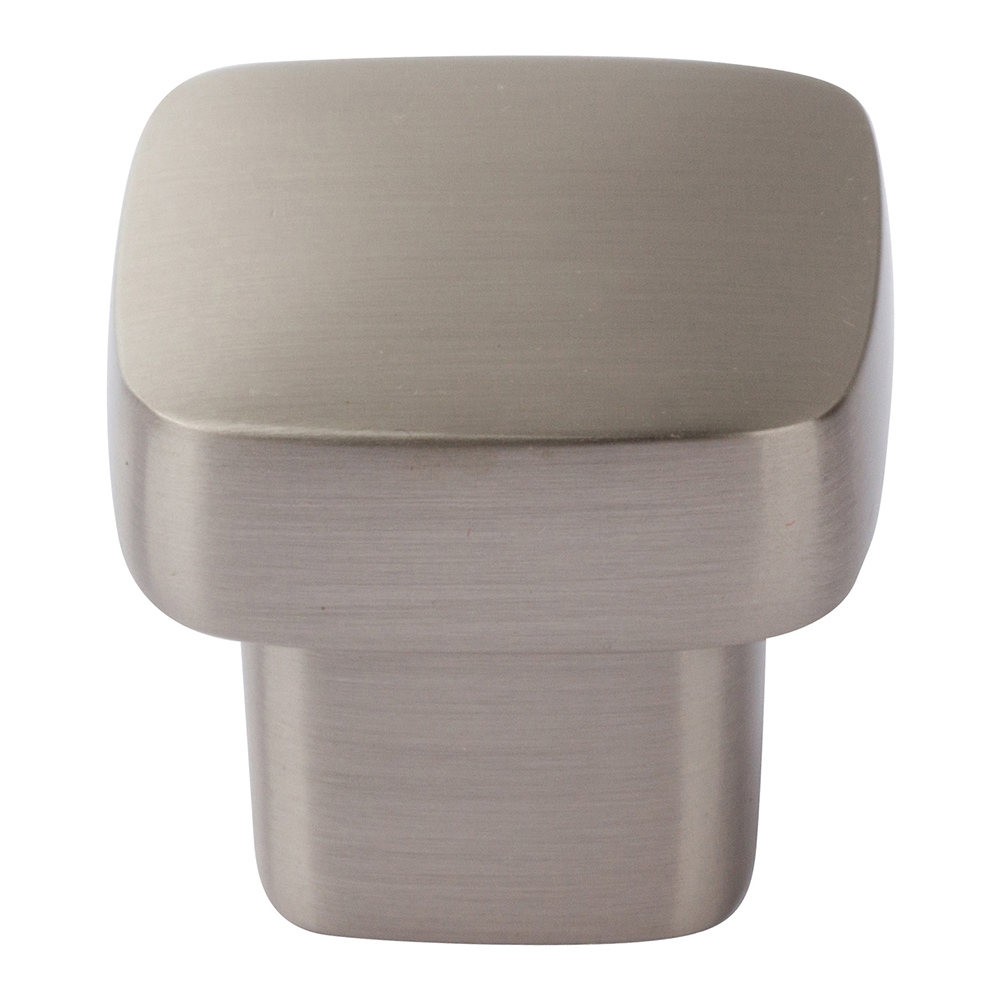 Atlas Homewares A908-BN CHUNKY SQUARE KNOB SMALL IN BRUSHED NICKEL