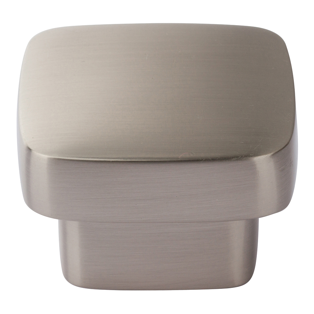 Atlas Homewares A910-BN CHUNKY SQUARE KNOB LARGE IN BRUSHED NICKEL