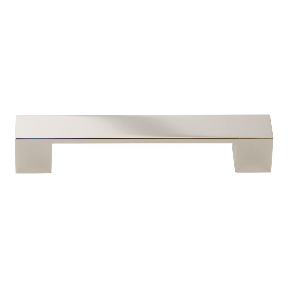 Atlas Homewares A919-PN WIDE SQUARE PULL 128MM CC IN POLISHED NICKEL