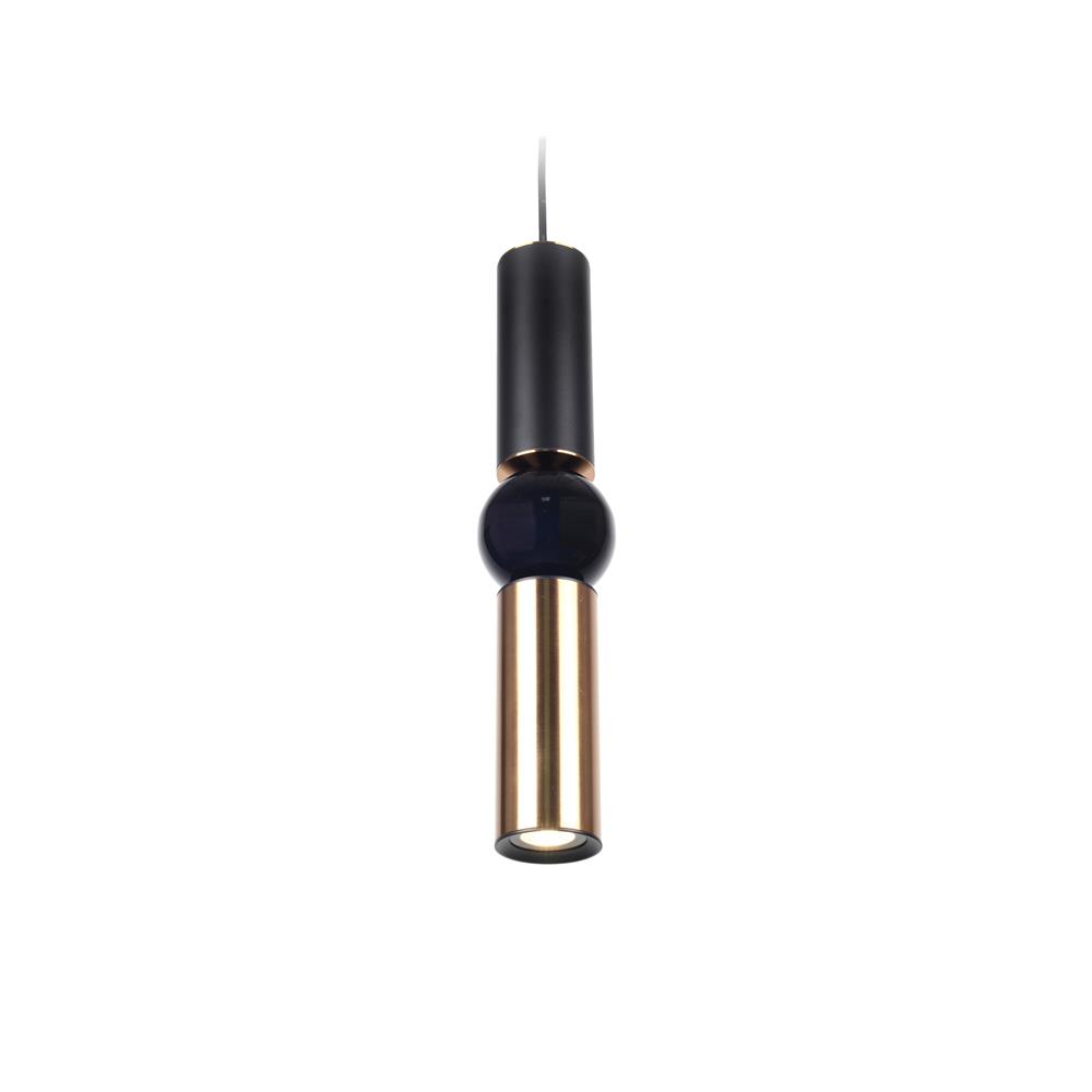 Avenue Lighting HF1091-BK-BB Cicada Pendant in Brushed Brass And Black