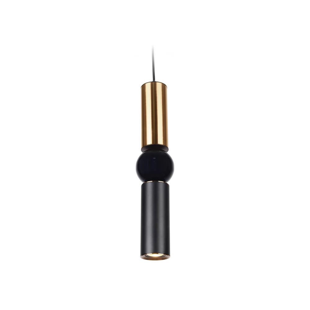 Avenue Lighting HF1091-BB/BK Cicada Pendant in Brushed Brass And Black