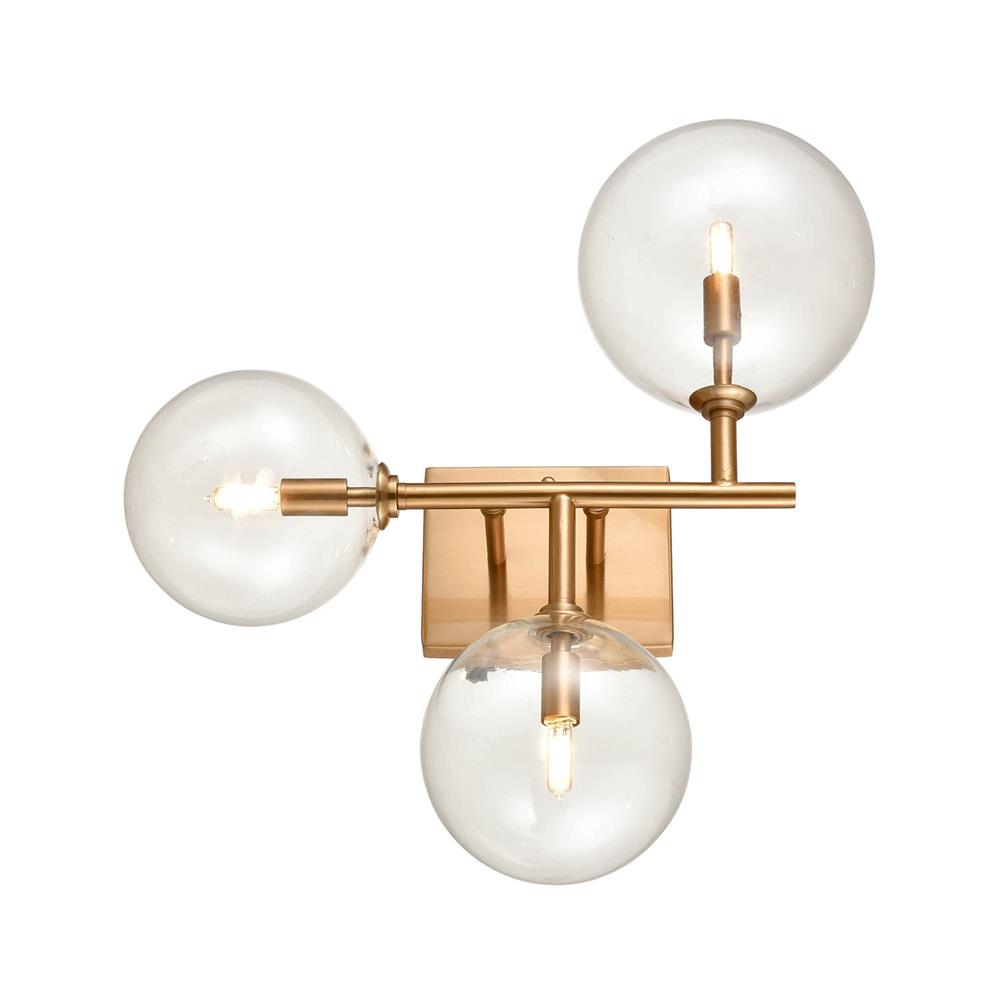 Avenue Lighting HF4203-AB Delilah Collection Wall Scince in Aged Brass