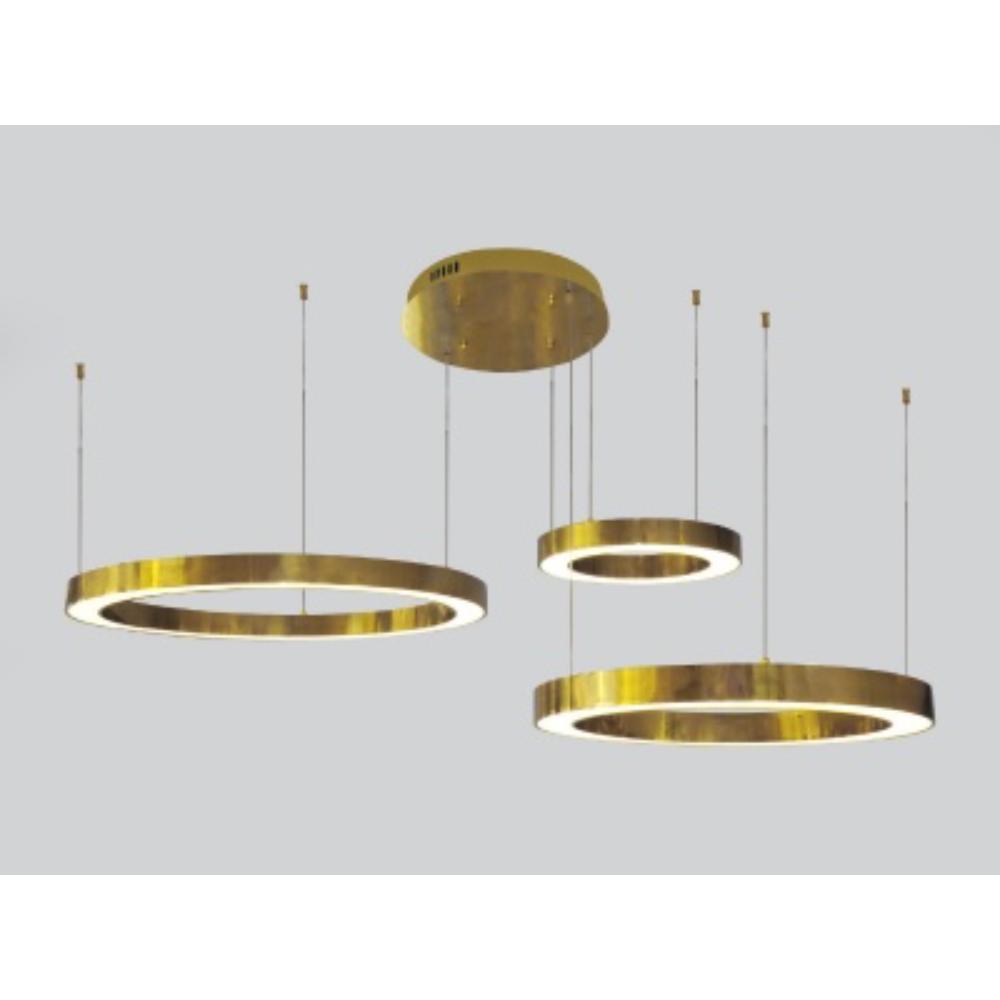 Avenue Lighting HF4443-PB Aria Collection Hanging Chandelier In Polished Brass