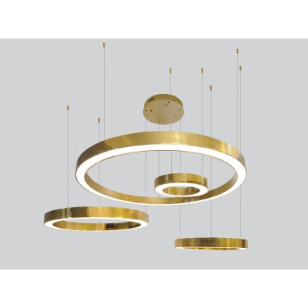 Avenue Lighting HF4444-PB Aria Collection Hanging Chandelier In Polished Brass