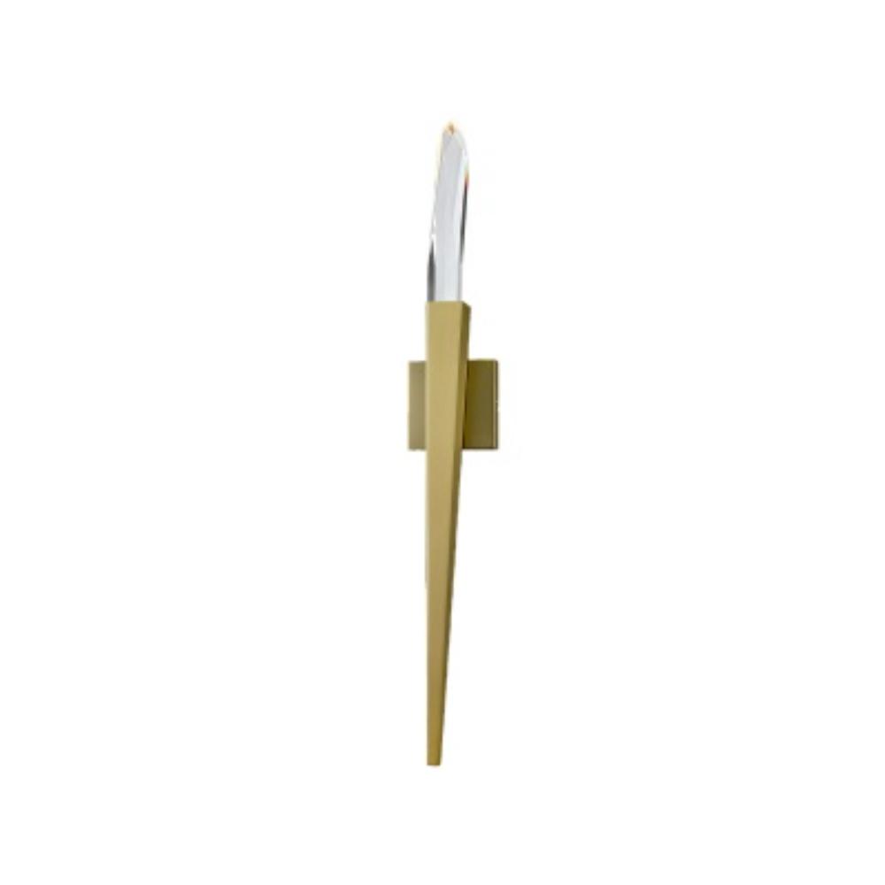 Avenue Lighting HF3040-AP-BB-C Waldorf Collection Wall Sconce In Brushed Brass