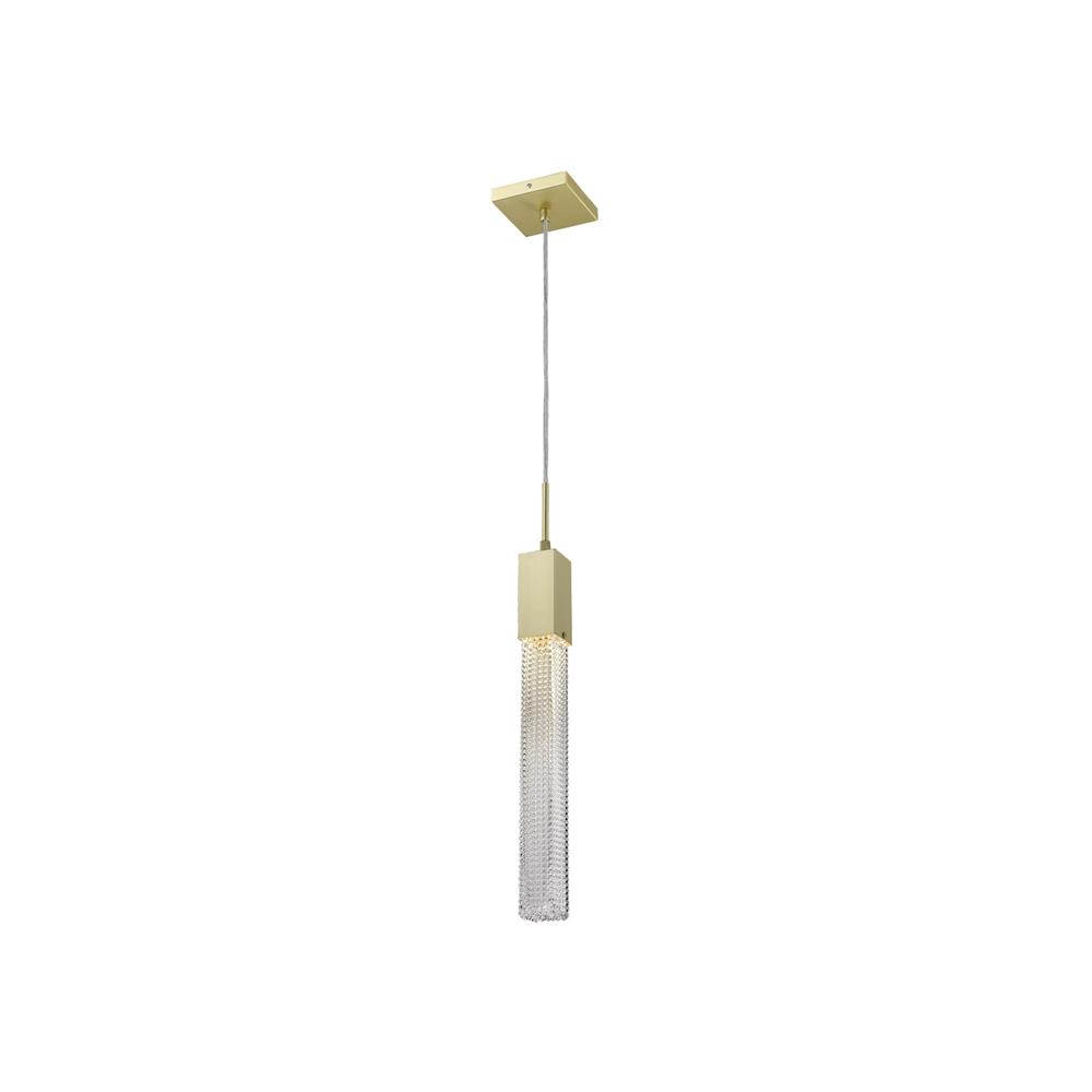 Avenue Lighting HF1901-1-BOA-BB Boa Pendant in Brushed Brass