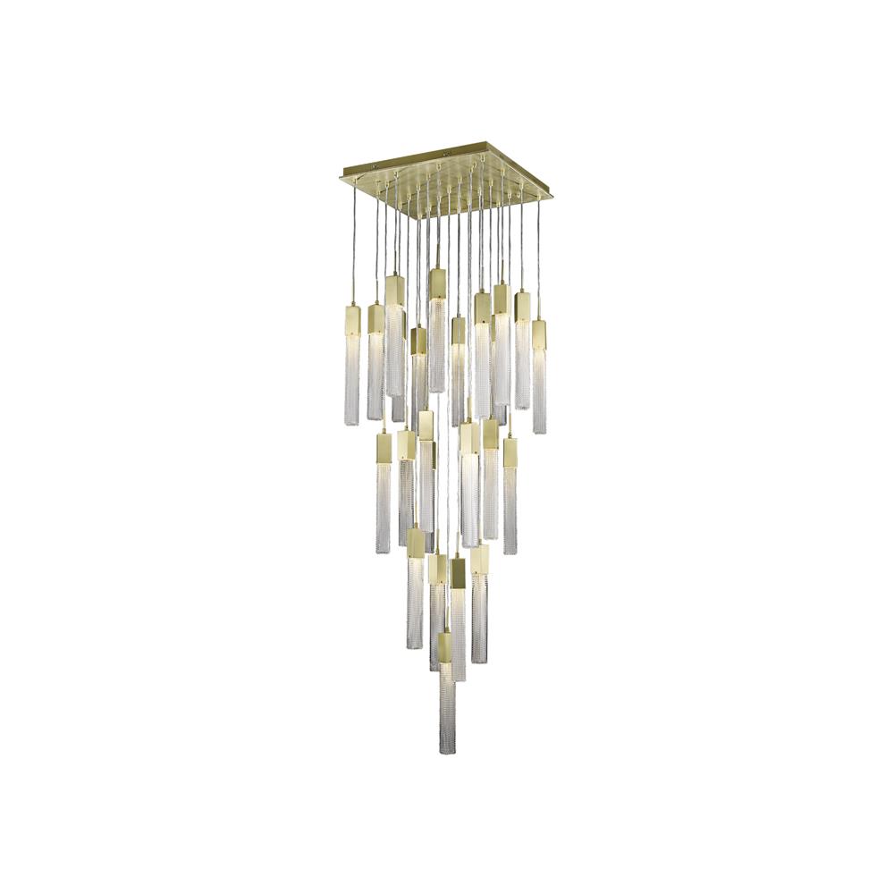 Avenue Lighting HF1904-25-BOA-BB Boa Pendant in Brushed Brass