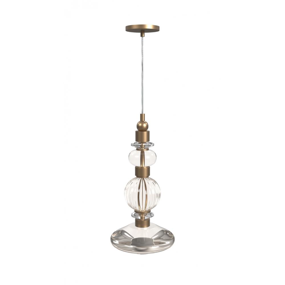 Avenue Lighting HF7901-AB Avra Collection Pendant in Aged Brass