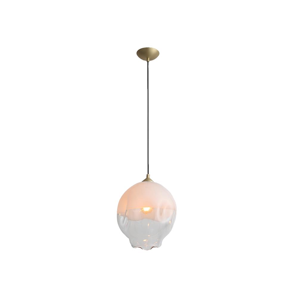 Avenue Lighting HF8141-BB-WH Sonoma Ave. Pendant in Brushed Brass